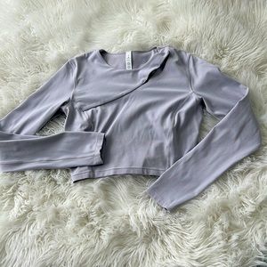 Lululemon Lavender Aligned Angels crop 🍋